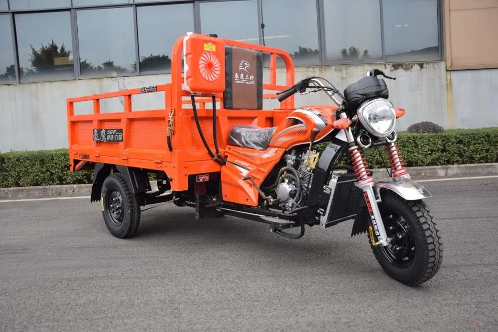 CHONGQING lifan zongshen 200cc cargo tricycle trike chopper motorcycle bike with Car Anti-theft Remote Alarm equipment