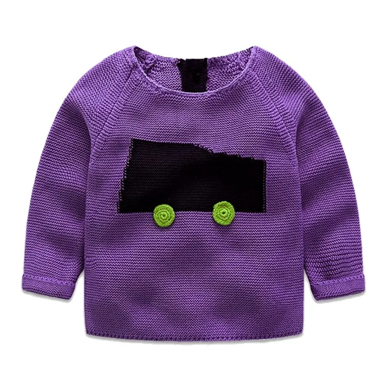 
Factory OEM Popular cotton knitting intarsia baby boy hand embroidery designs child sweater 