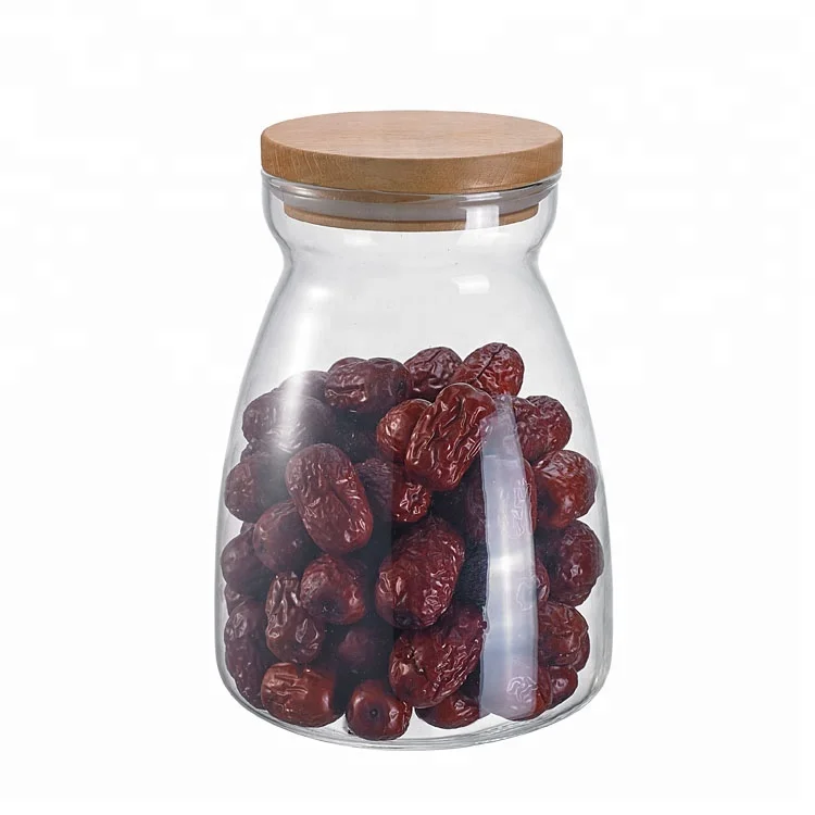 Factory Custom Glass Mason Spice Jar Set,Stash Jar Round Glass Jar