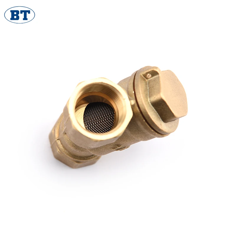 BOTE OEM BT5006 high pressure Female thread brass Y shaped strainer check valve price