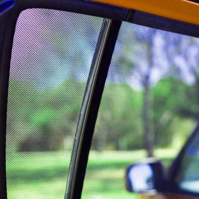 See Through Regular Pvc Vinyl Window Adhesive Glass Sticker One Way Vision Mesh Sticker