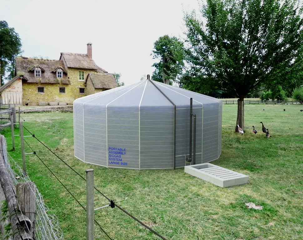 new technology agricultural biogas compactor for food waste treatment plant