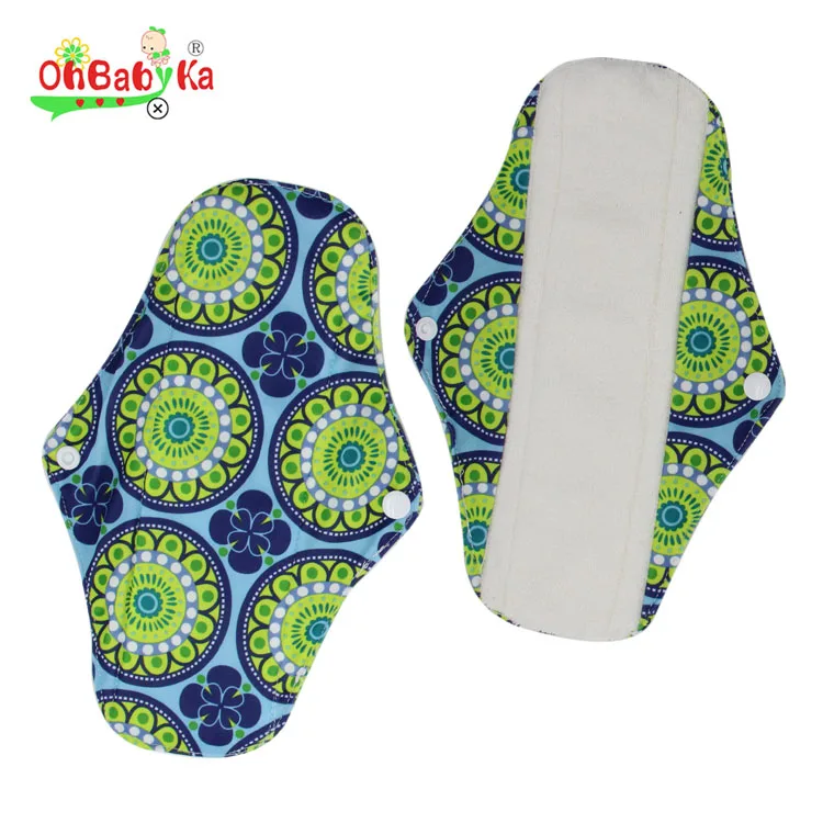 Ohbabyka Cloth Menstrual Pads For Ladies Reusable Sanitary Napkins