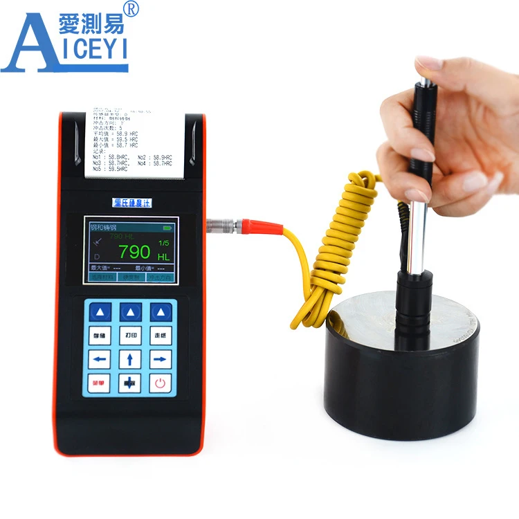 AICEYI Portable Digital Leeb hardness Tester With Print Function