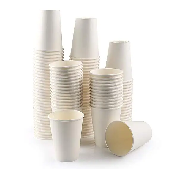 Eco friendly Disposable Pla Lined  Paper Coffee Cup With Lid