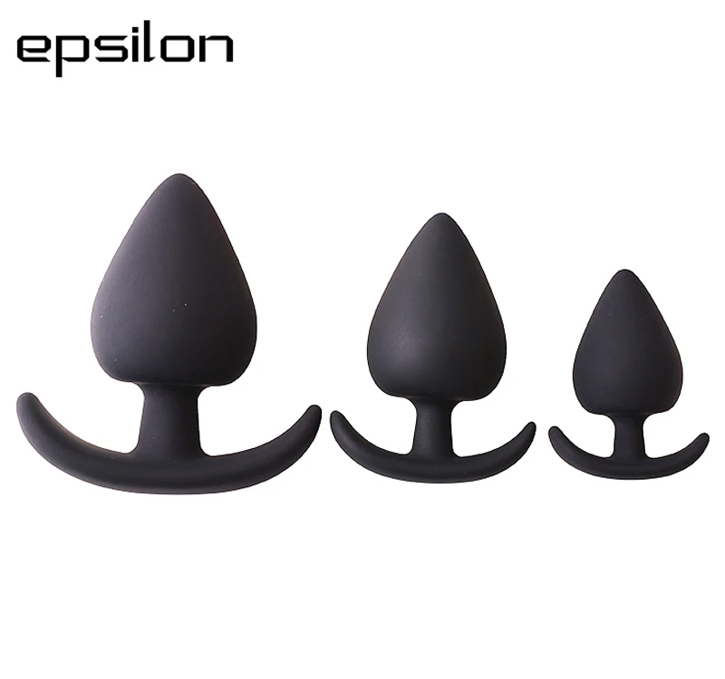 Full silicone anal butt plug sex product