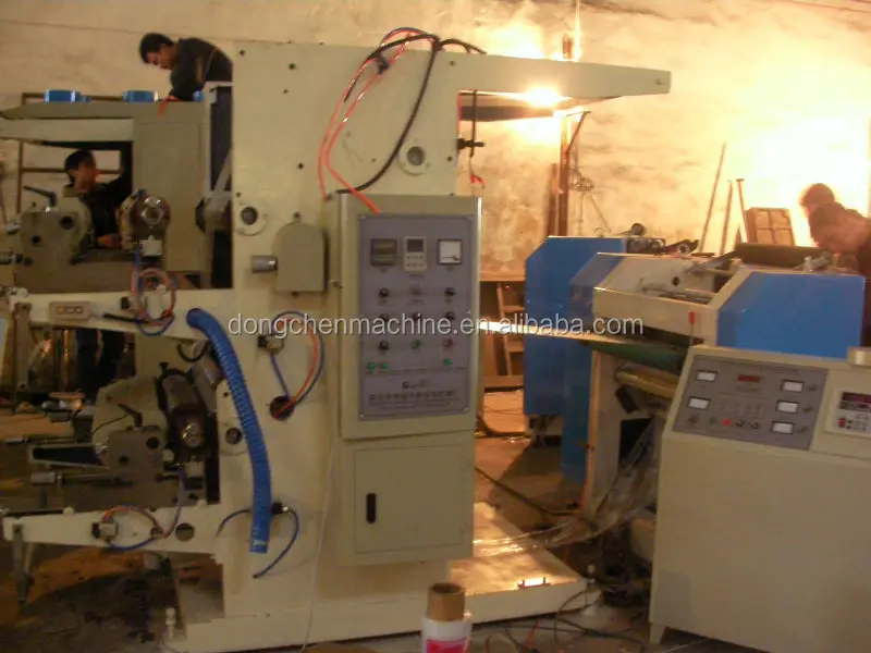 middle speed 4 colors adhesive tape Flexo Printing Machine