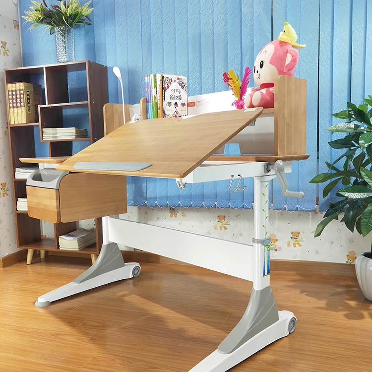 Correct Sitting Posture Adjustable Height Children Desk And Chair,Children Study Desk