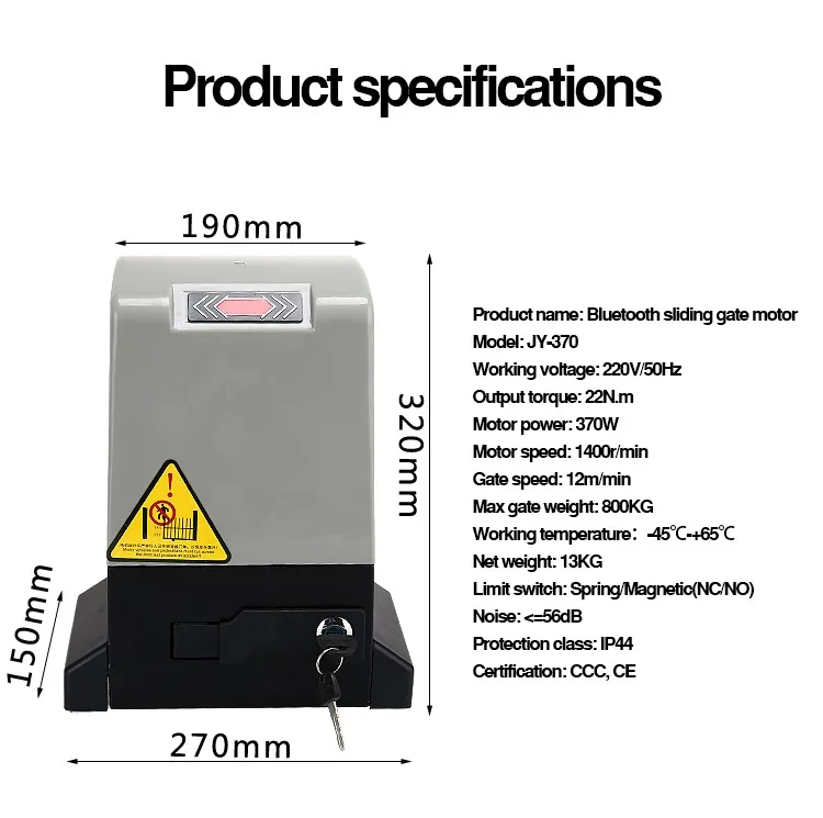 long range wifi electric garage door motor 600kg
