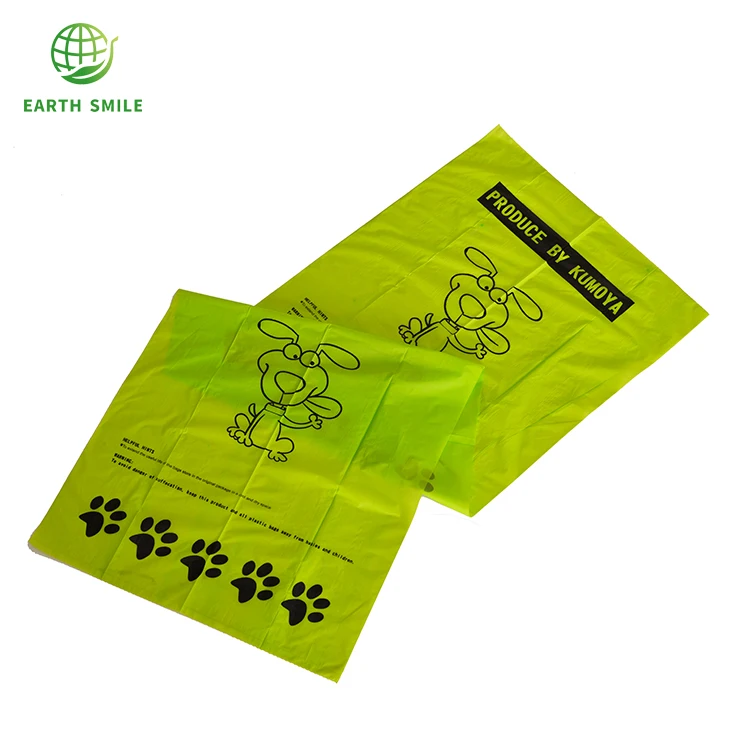 Leak Proof Disposable Certified Compostable Dog Waste Poop Bags That is 100% Biodegradable Bags