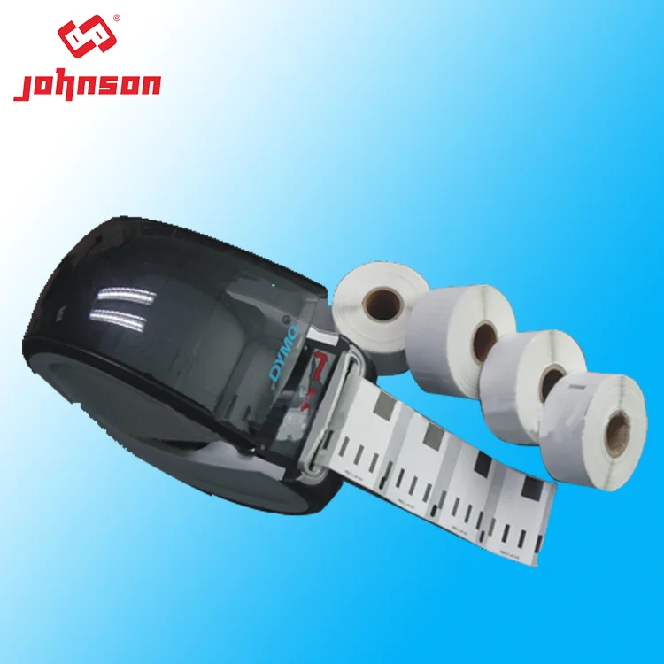 Wholesale 1000 resistant barcode 2 layer direct thermal transfer label printing  sticker roll paper