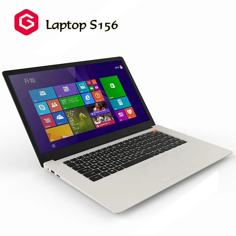 
15.6 Inch Laptop N3050 / N3060 1.6GHZ 4+64GB silver computer 