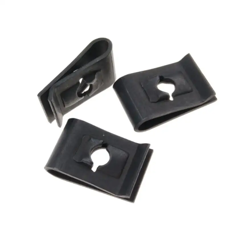 Black Oxide Metal Steel Clip Nuts for Sheet Locking Fastener