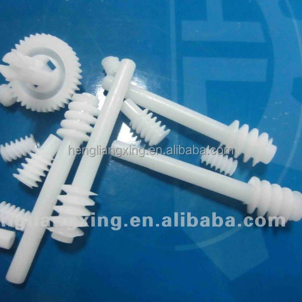 Custom design plastic worm gears for machine