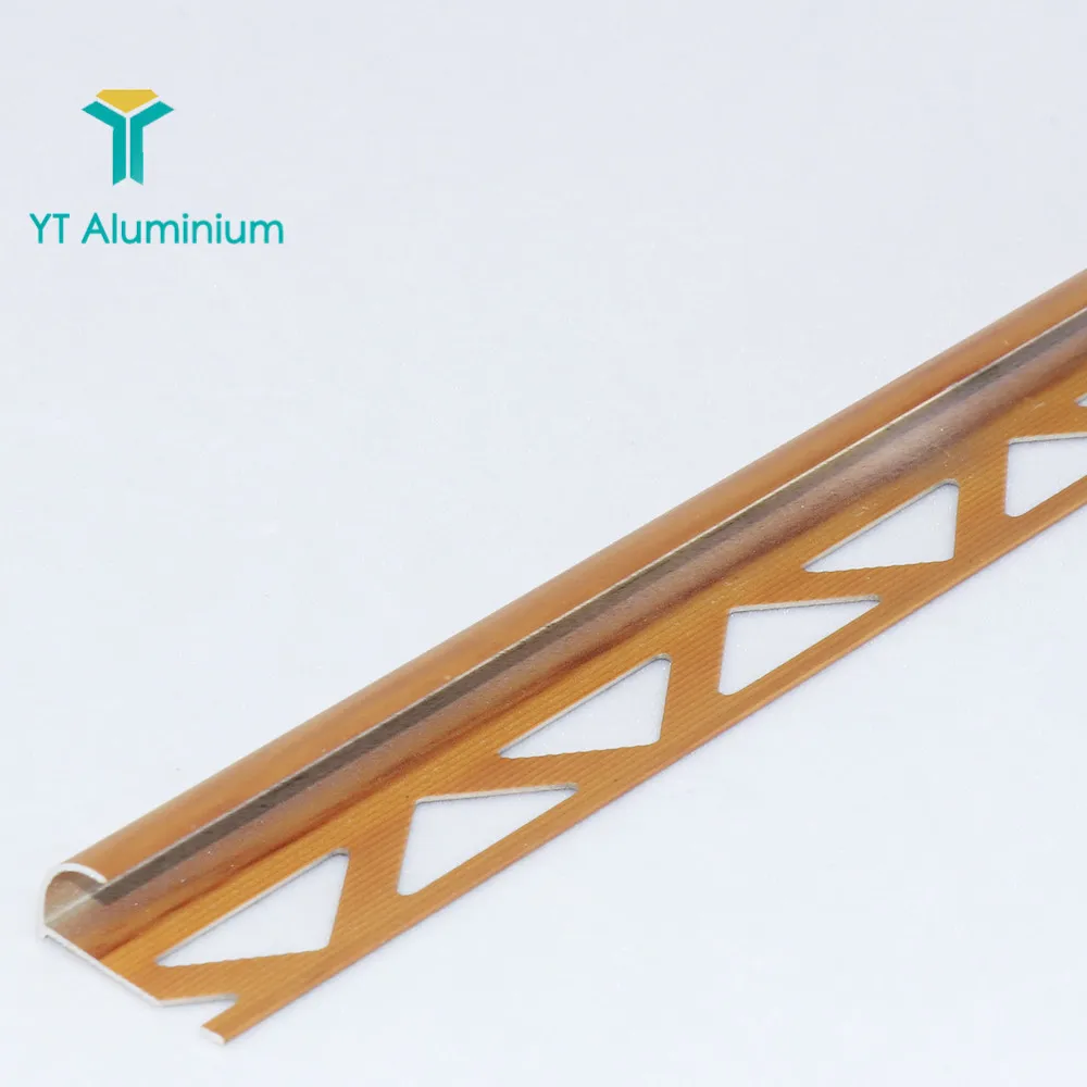 Mirror Bright Polished Outside Tile Corner Trim Quadrant Metal Aluminium Tile Edge Trim