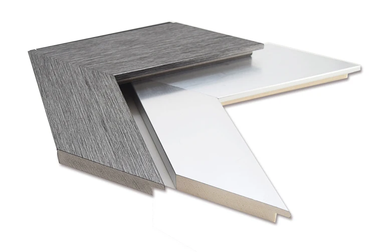 Factory Price Popular New Black Flat Plastic Mirror Frame Moulding in Lengths