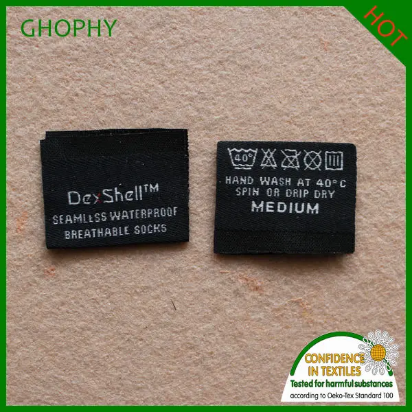 Embossed Soft Label clothes trademark