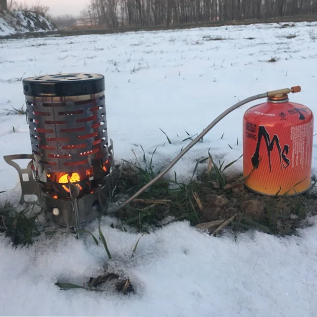 Mini gas stove heater outdoor camping heating cover