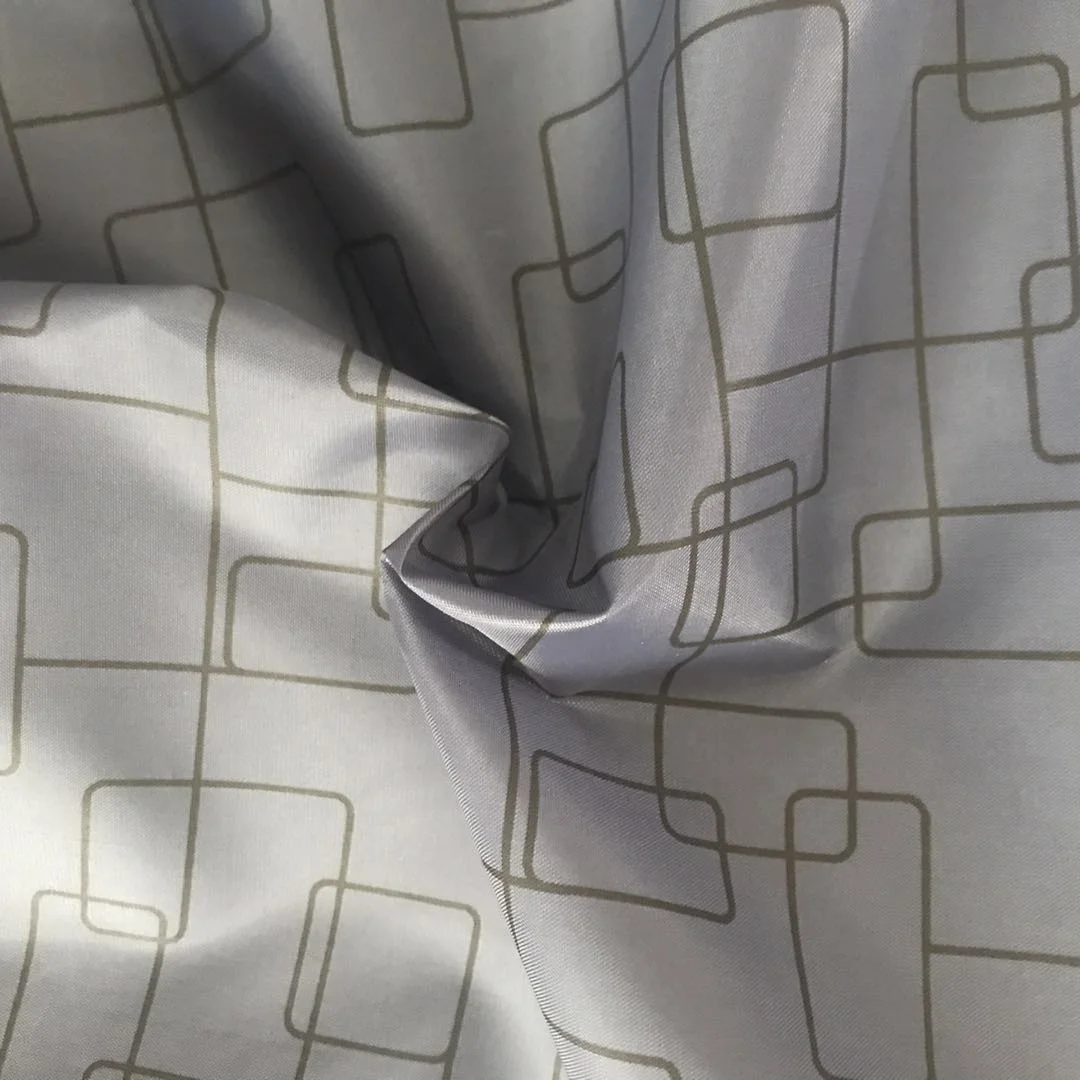 
190T Polyester Taffeta Cheap Printed Lining Fabric PA Coated For Bag Bangladesh Market 
