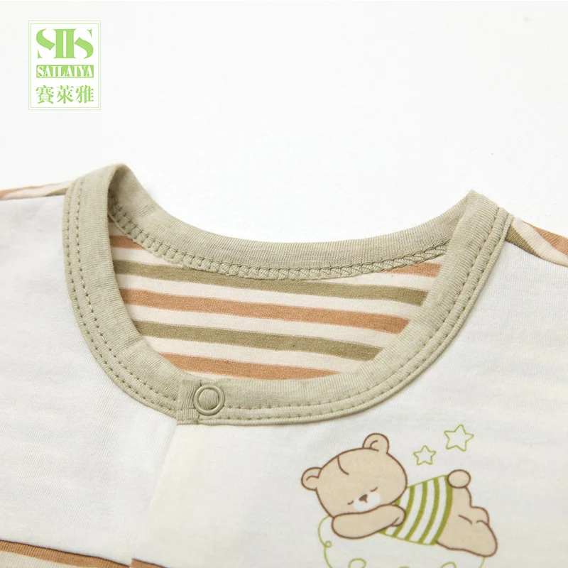 
SIIS baby romper natural fiber baby clothes 