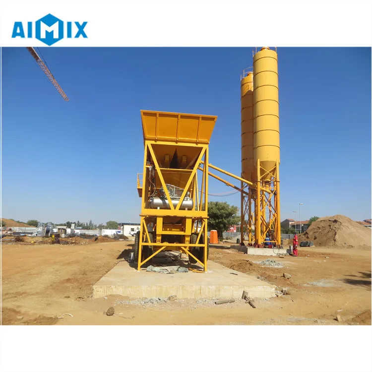 Small 35m3/h rmc concrete batching plants / mini cement plant cost