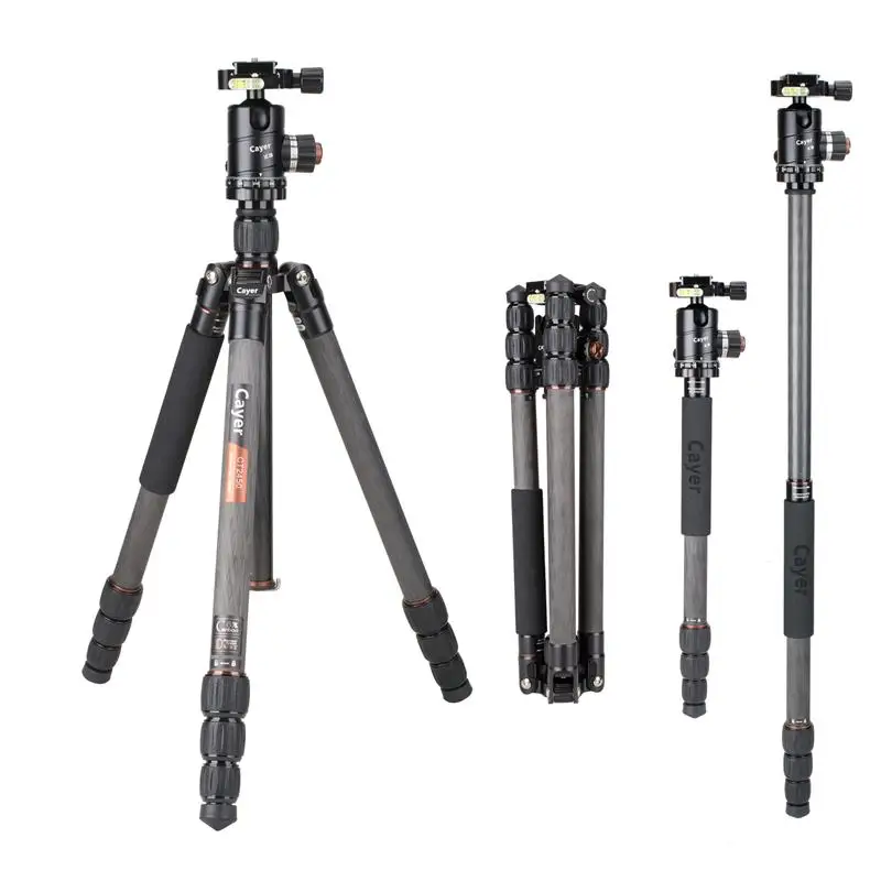 New product flexible tripod Cayer CT2450X3 professional tripod stand for camera photography