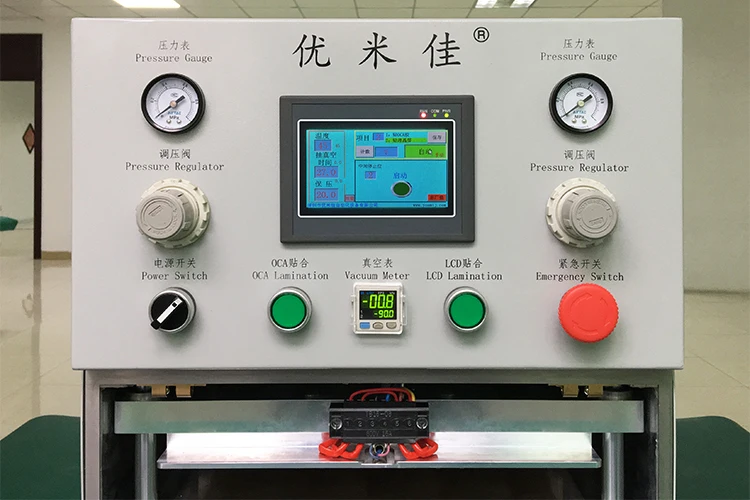 YMJ Newest Automatic Universal oca Lamination Machine for all kind of plate and curved screen