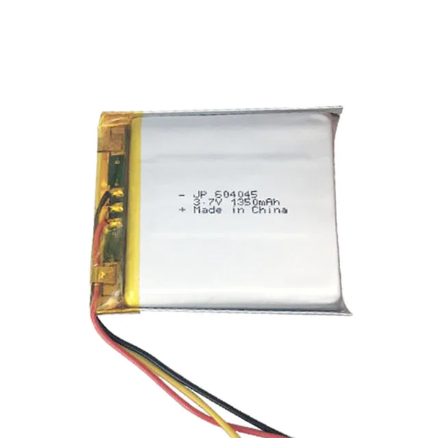 li ion polymer lithium battery 3.7v 1350mah lipo battery 604045 for electric toys