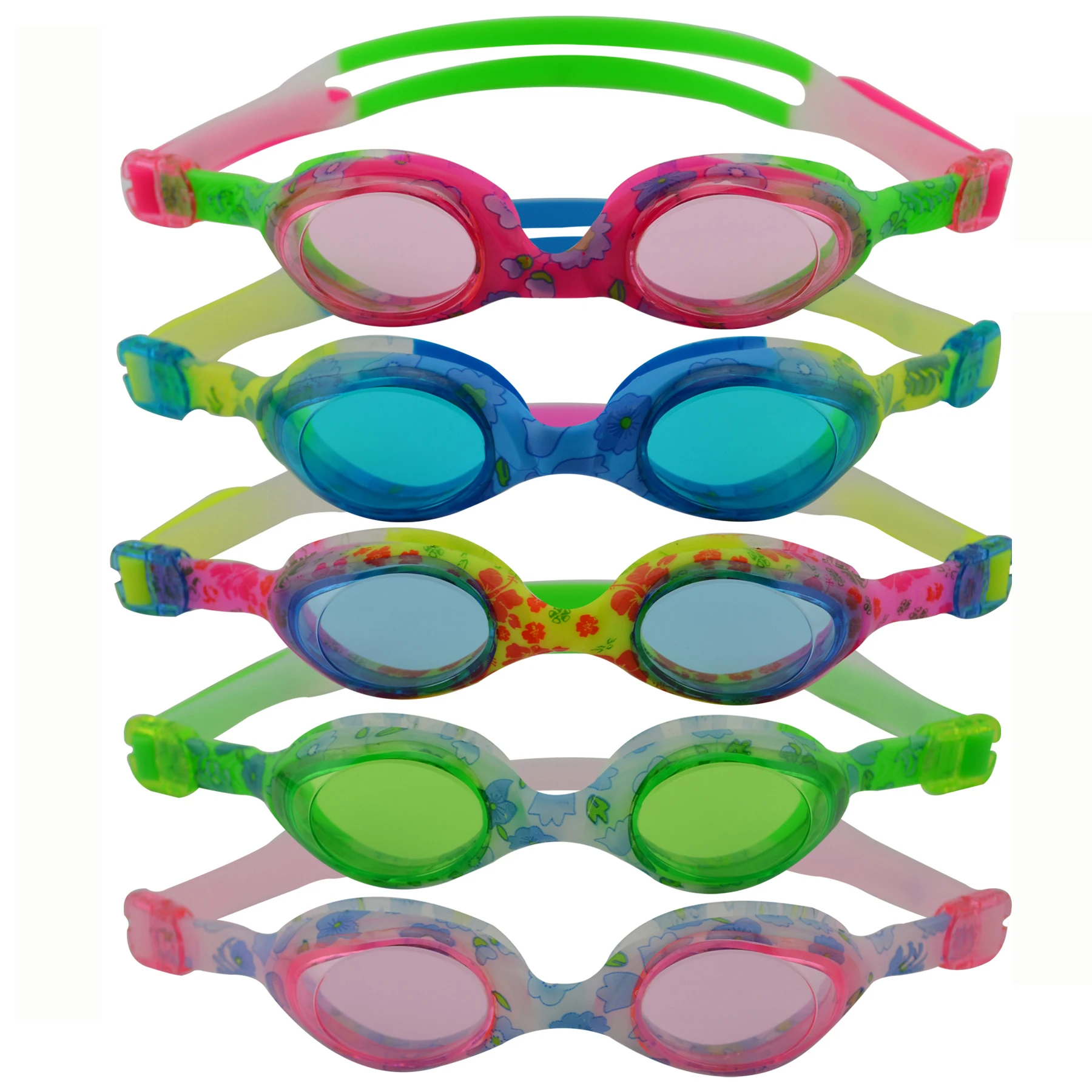 Bsac factory supply ,Kids Swimming Goggles, Toddler Swim Goggles No Leaking Anti Fog UV Protection for Boys Girls 6-12 years old