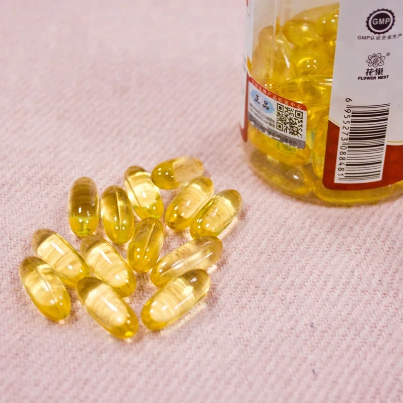 Высококачественные натуральные капсулы рыбьего масла Омега 3 с защитой от усталости