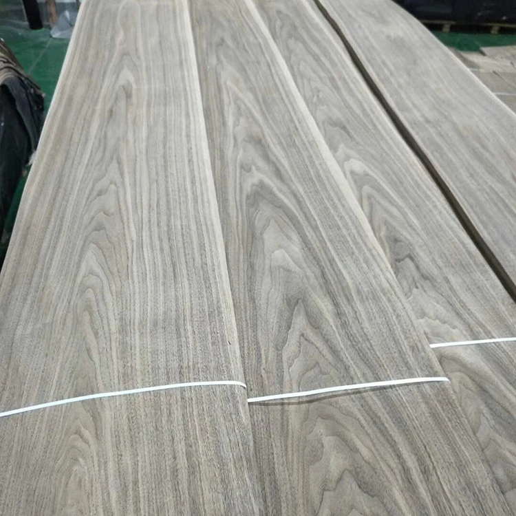 Factory Supply Natural Sliced Veneer Black American Walnut Wood Veneer Sheet
