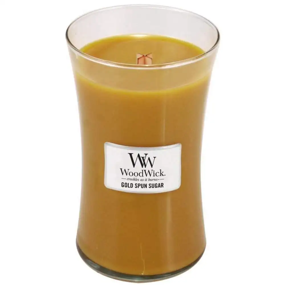 
Wooden Wick Soy Candle, Natural Scented Crackling Soy Candle, Premium Wood Lid 