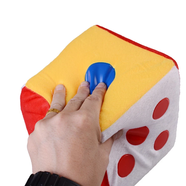 High Quality Baby Plush Number Series Dice Educational Plush Toy for Baby Enlightenment Cognition