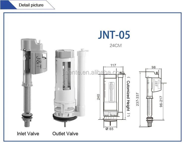 
toilet flush tank parts outlet valve diameter 3 inch 