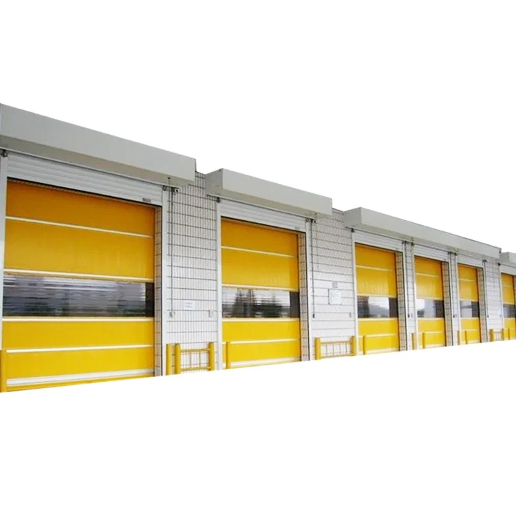 Standard size automatic high speed pvc door