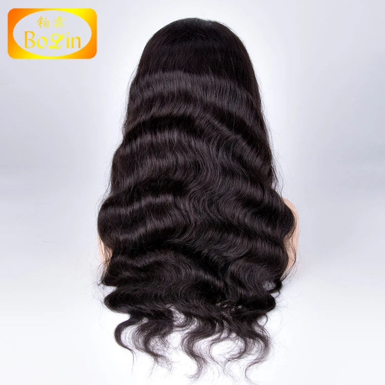 9A Grade Mink Brazilian Body Wave Hair Full Lace Wig 150% Density Swiss Lace Preplucked Human Hair Wig