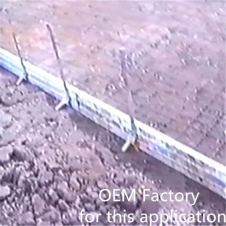 concrete sidewalk superflex curb formwork