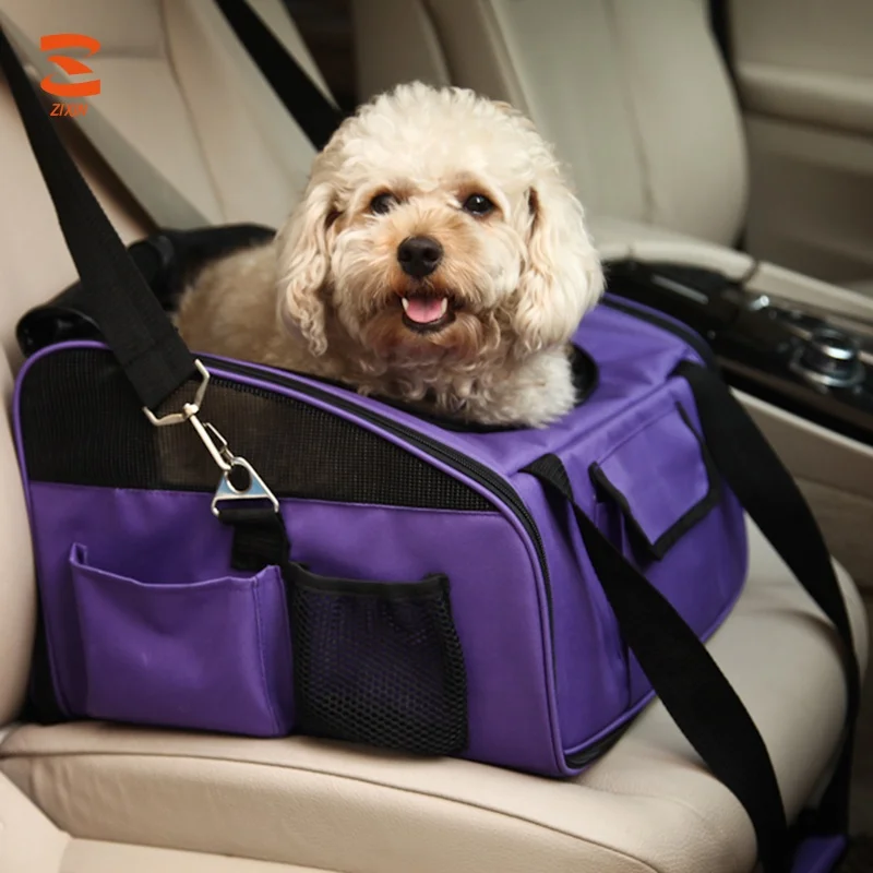 Large Pet Car Seat Carrier Dog Cat Car Booster Seat Travel Pet Bag