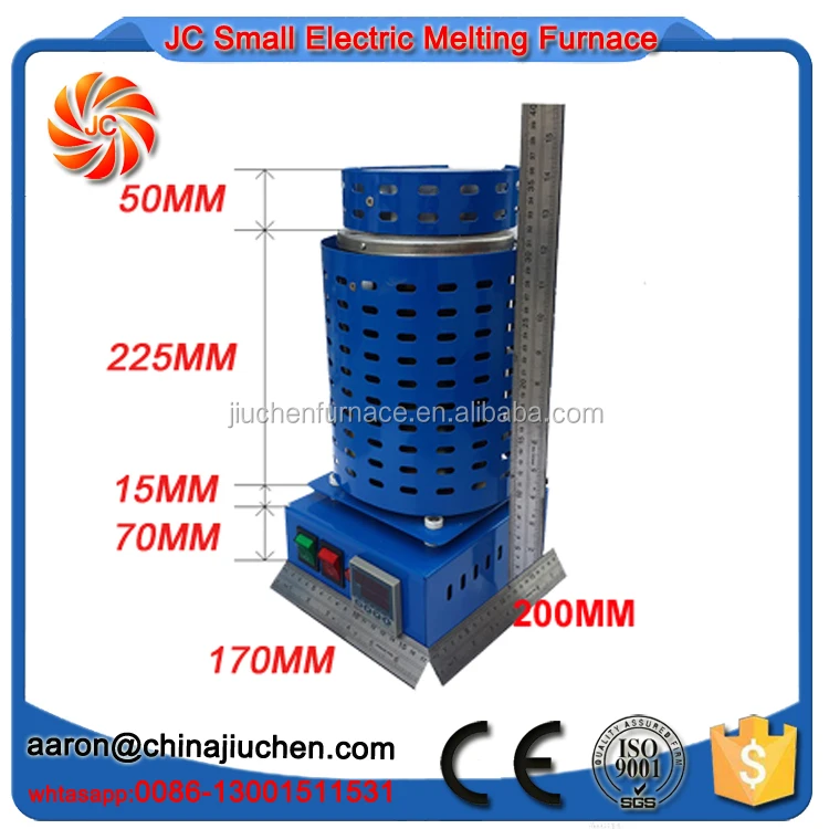 
Portable induction heating glass melting furance 