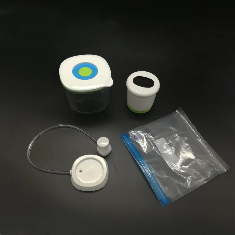 Electric automatic vacuum-pumping refrigerator vegetable fruit food preservation storage box