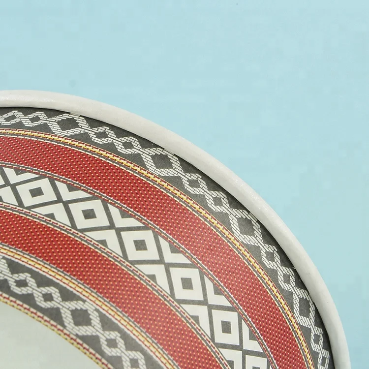 Custom Disposable Single Wall Paper Salad Bowl with PET Lid