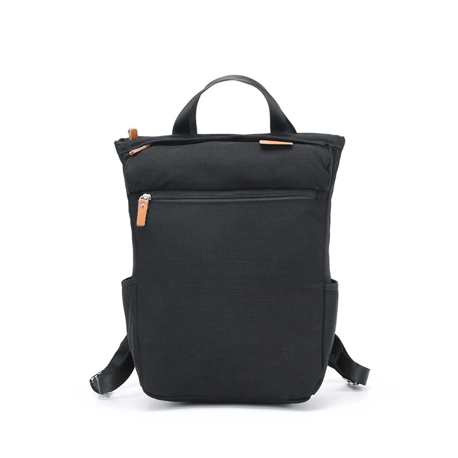 Korean Style Unisex School Bag Waterproof Plain Backpack for Boys and Girls New Model with Polyester Liner and Zipper Closure