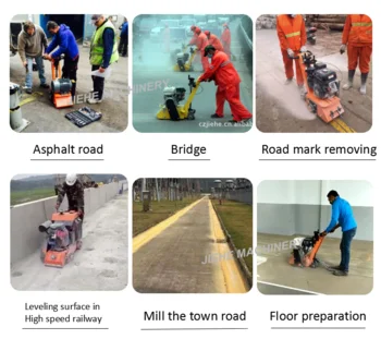 Gas 250mm Concrete Scarifier Planer Grinder 13 HP Honda Engine (Scarifier with 6 shafts)