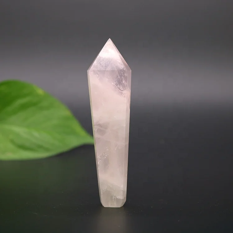 Healing Crystal Stone pipe Tobacco Bowl Rose Quartz Crystal Pipe