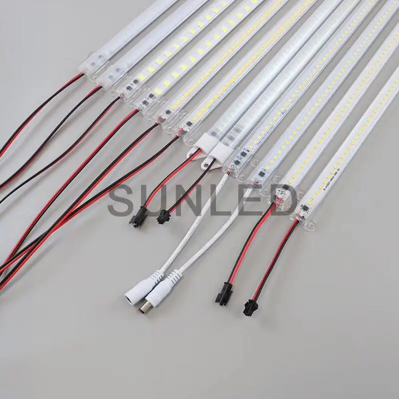 220 В 50 см 70 100 smd5630 smd5730 72 светодиода 144 светодиодные полосы световая балка