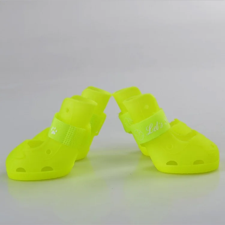 durable silicone charm dog shoes