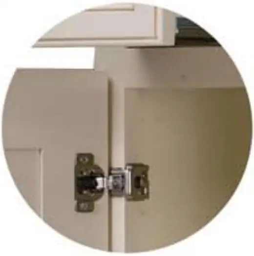 rta frame warm white kitchen cabinet