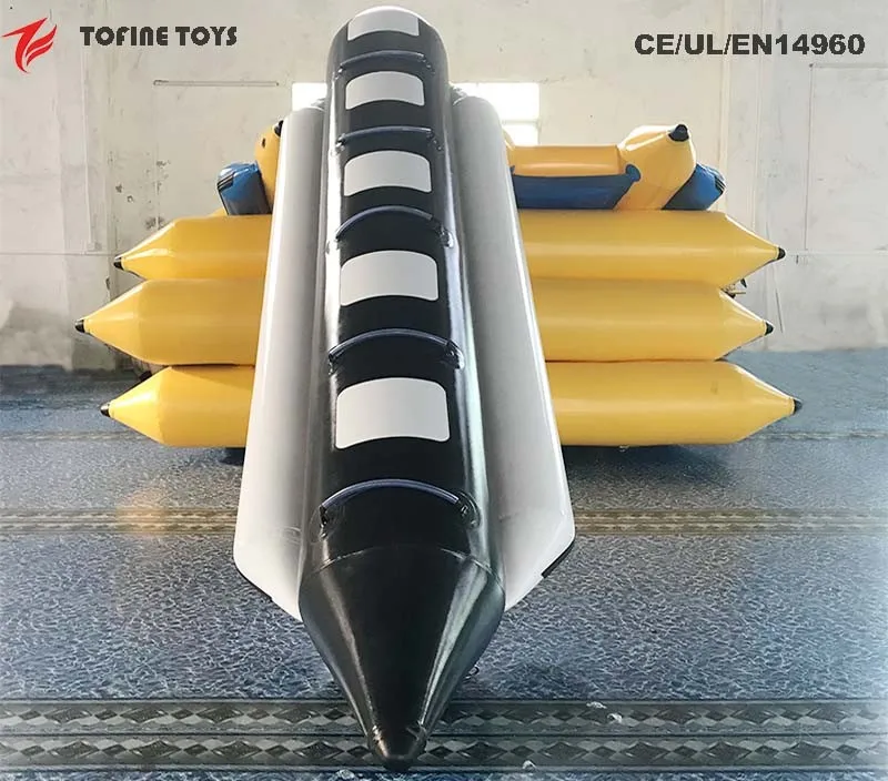 6 Seats inflatable water flying fish banana boat