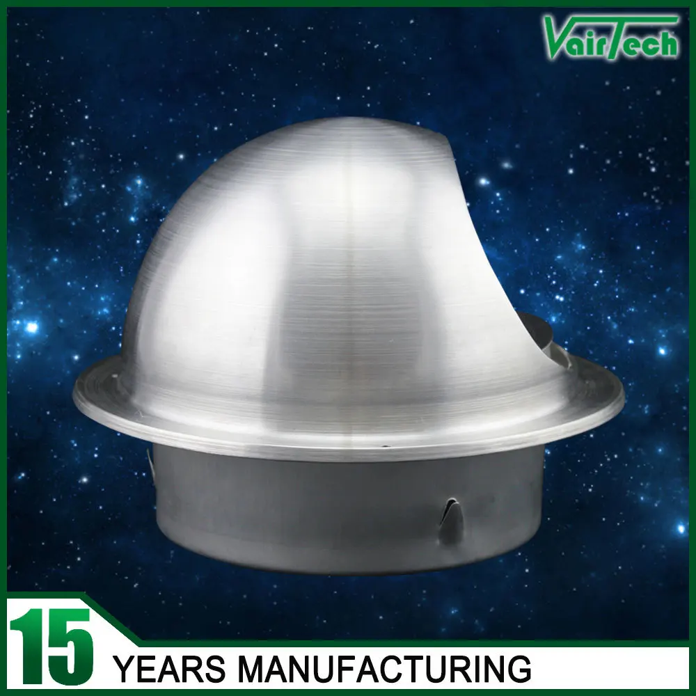 Hvac Stainless Steel Round air Vent Cap with Non Return Damper