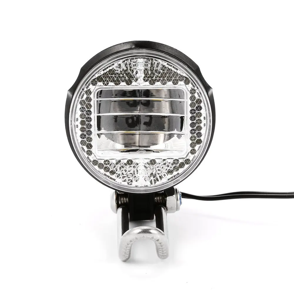 Factory direct Sate-lite CREE 40lux ebike light ISO 6721-1 StVZO ECE  eletric bike headlight with StVZO ECE reflector front fork